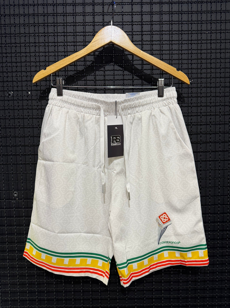 Short CasaBlanca Linho Branco - Pronta Entrega