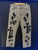 Calça Jeans Chrome Hearts - Pronta Entrega