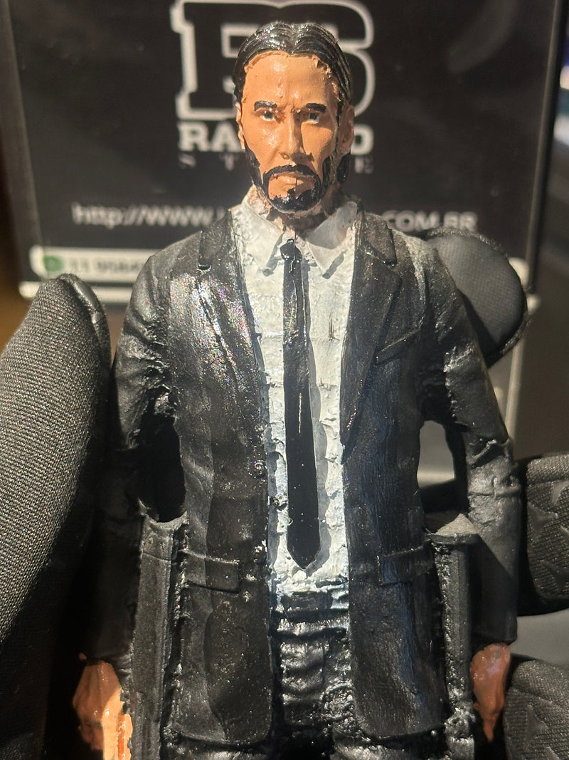 Boneco de Ação John Wick 20cm Resina - Pronta Entrega