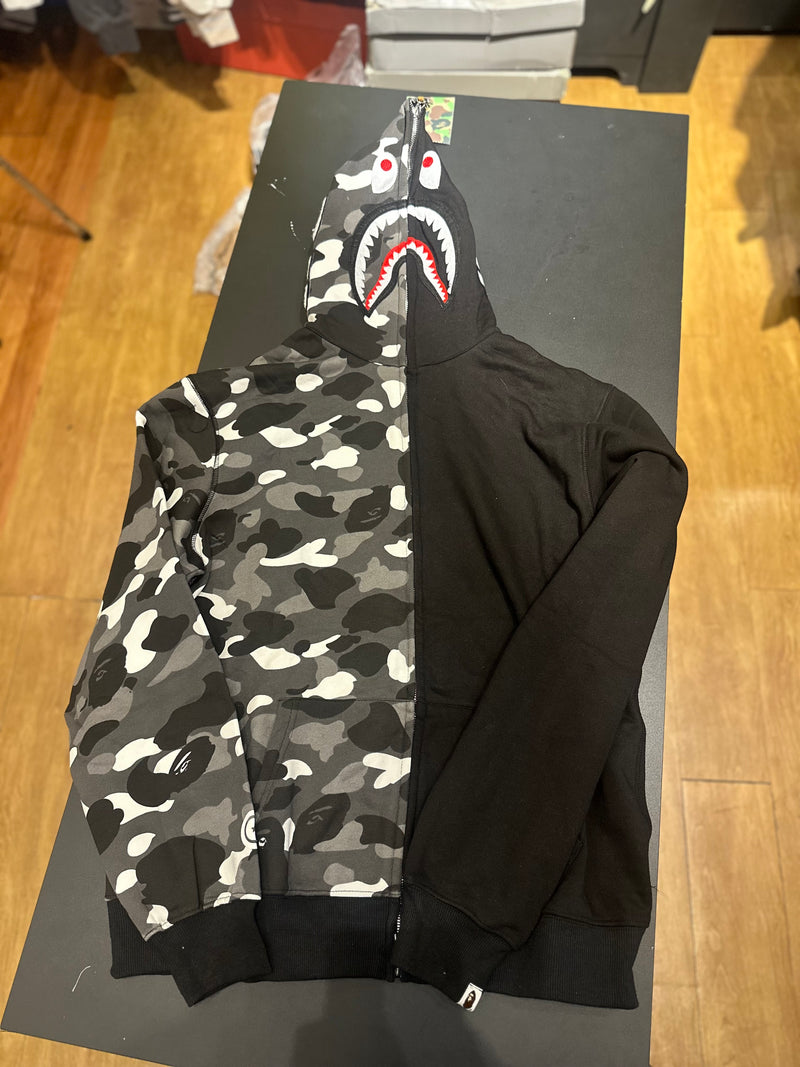 Jaqueta Bape Shark Camo Full Zip - Pronta Entrega