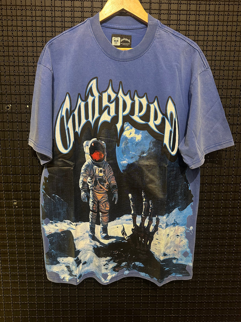 Camiseta Godspeed Space Man Blue - Pronta Entrega