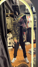 Jaqueta Bape X Clot Shark Camo Relaxed Full Zip - Pronta Entrega