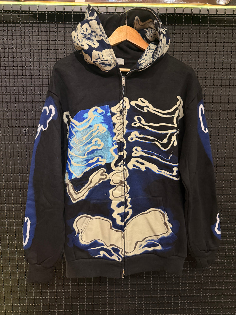 Jaqueta Fragment x Cactus Jack Travis Scott Skeleton Graffiti - Pronta Entrega