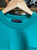 Camiseta Louis Vuitton Verde Multicolor - Pronta Entrega
