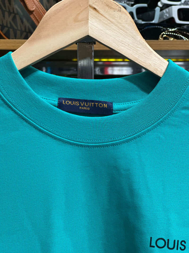 Camiseta Louis Vuitton Verde Multicolor - Pronta Entrega