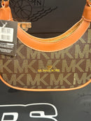 Bolsa Michael Kors MK Logo Premium Marrom - Pronta Entrega