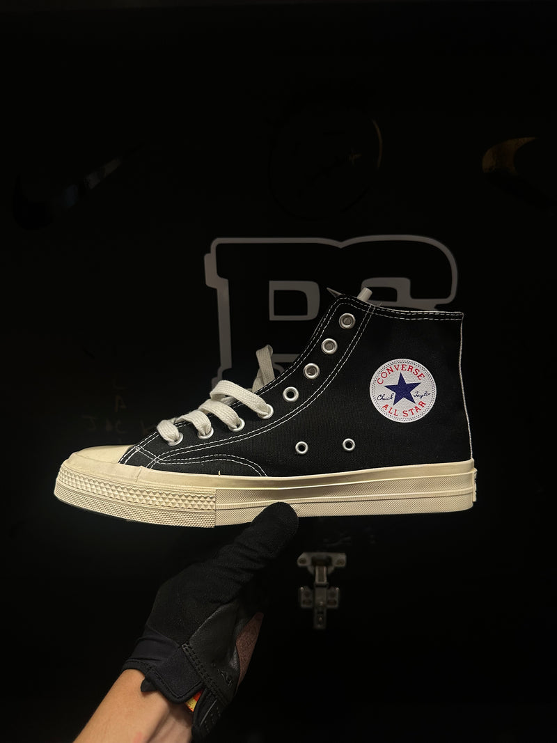 Tênis Converse Chuck 70 X Comme des Garçons High Preto - Pronta Entrega