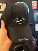 Boné Supreme x Nike Running Black - Pronta entrega