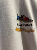 Camiseta BLENCIAGA Sneaker Costa Branca - Pronta Entrega