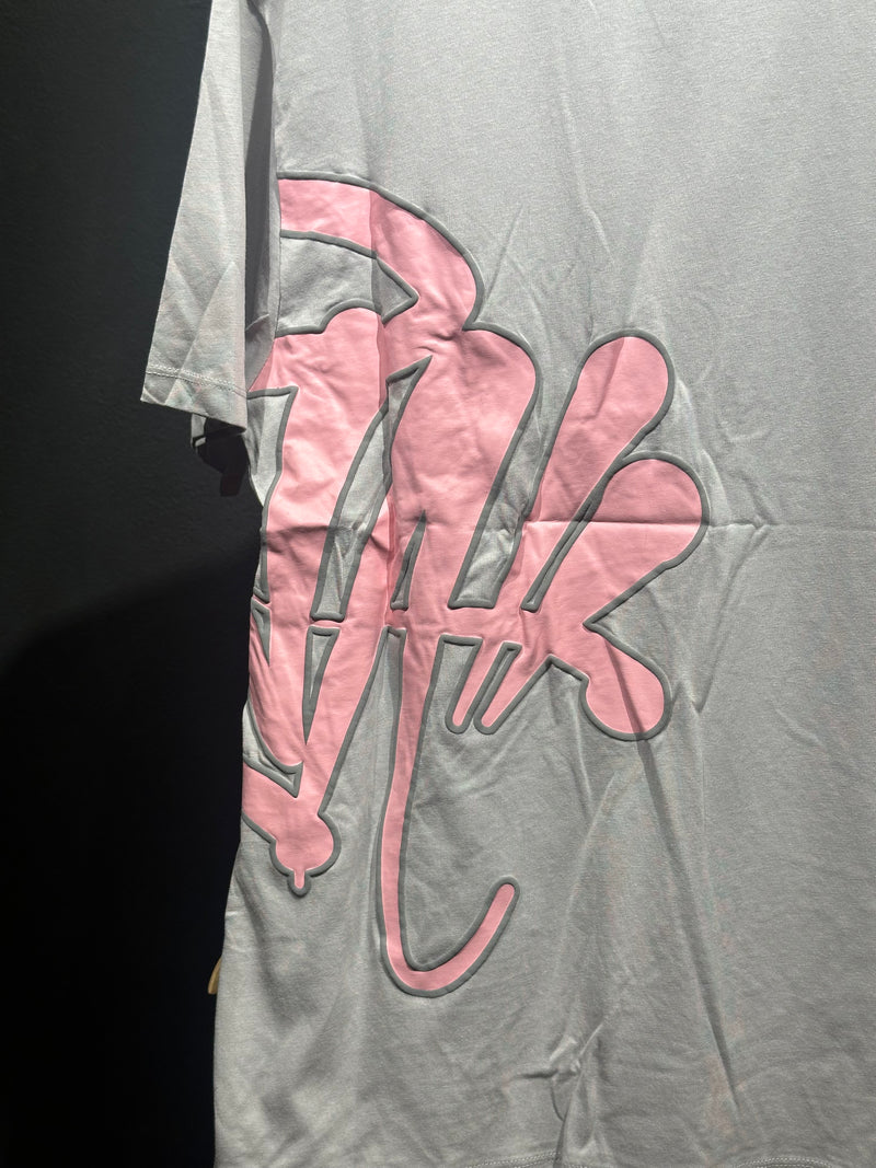 Conjunto Syna Camiseta + Short Gray/Pink - Pronta Entrega