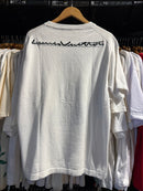 Camiseta Louis Vuitton LV23 Bordado Oversized Branca - Pronta Entrega