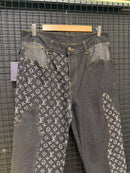Calça Louis Vuitton Jeans Monogram Preto - Pronta Entrega