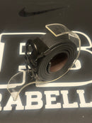 Cinto Ferragamo Preto Fivela Preta Gancini 110 CM  - Pronta Entrega