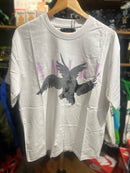 Camiseta Amiri Two Birds Branca - Pronta Entrega