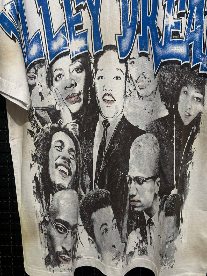 Camiseta Valley Dream Black Historian Branca - Pronta Entrega