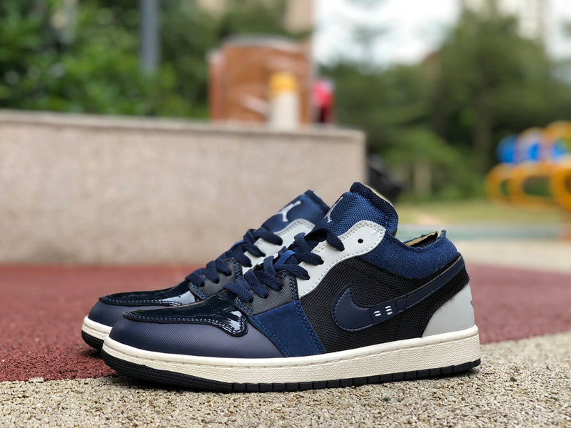 Jordan 1 Low SE Craft Obsidian French Blue Ashen Slate White - Encomenda