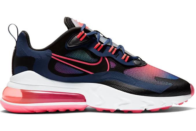 Nike Air Max 270 React Midnight Navy Hyper Pink - Encomenda