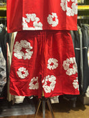 Conjunto Denim Tears Vermelho Camiseta + Short - Pronta Entrega