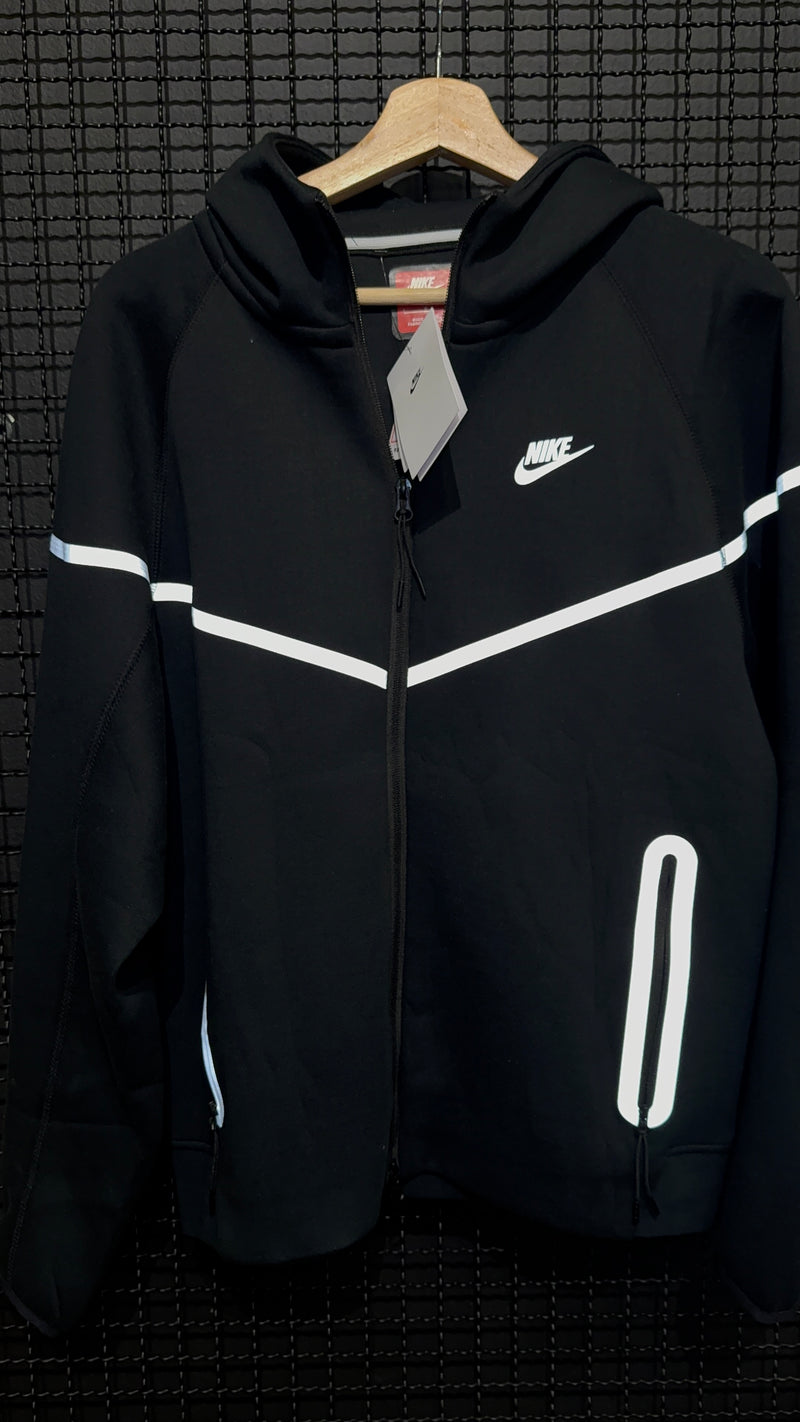 Jaqueta Nike Tech Fleece Refletivo Preto - Pronta Entrega