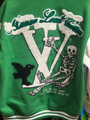 Jaqueta Varsity Louis Vuitton Green - Pronta Entrega
