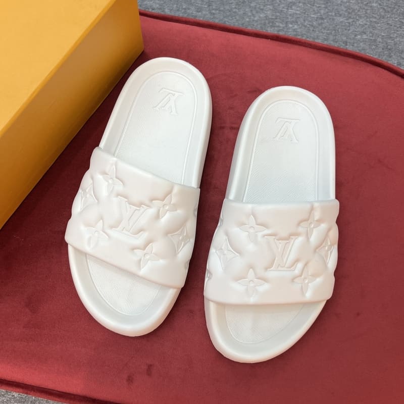 Slide Louis Vuitton Waterfront Branco - Encomenda