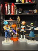 Boneco Dragon Ball Super Kit com 4 Bonecos - Pronta Entrega