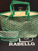Bolsa Goyard Saint Louis PM Com Bolsa Removível Goyardine Green - Pronta Entrega