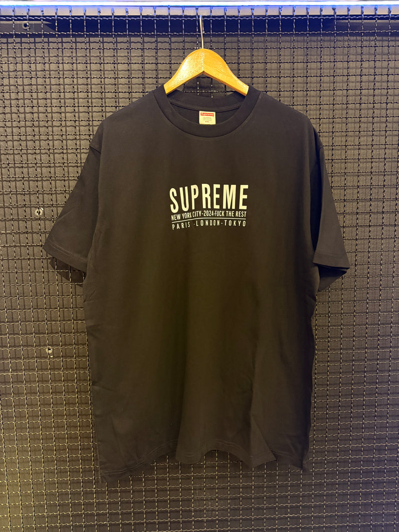 Camiseta SUPREME “Fuck The Rest” Black - Pronta Entrega