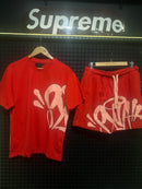 Conjunto Syna Camiseta + Short Red - Pronta Entrega