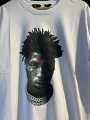 Camiseta VLONE x YOUNG BOY NBA Branca - Pronta Entrega