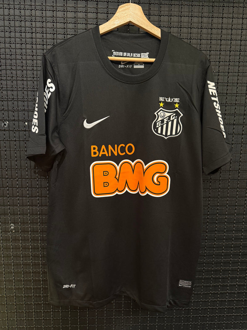 Camisa Nike Santos 2012 Preta Neymar Jr #11 - Pronta Entrega