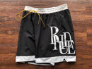 Rhude Side Logo Shorts Black - Encomenda