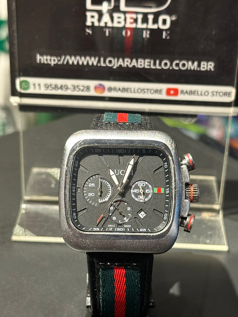 Relógio Gucci Coupe Silver - Pronta Entrega