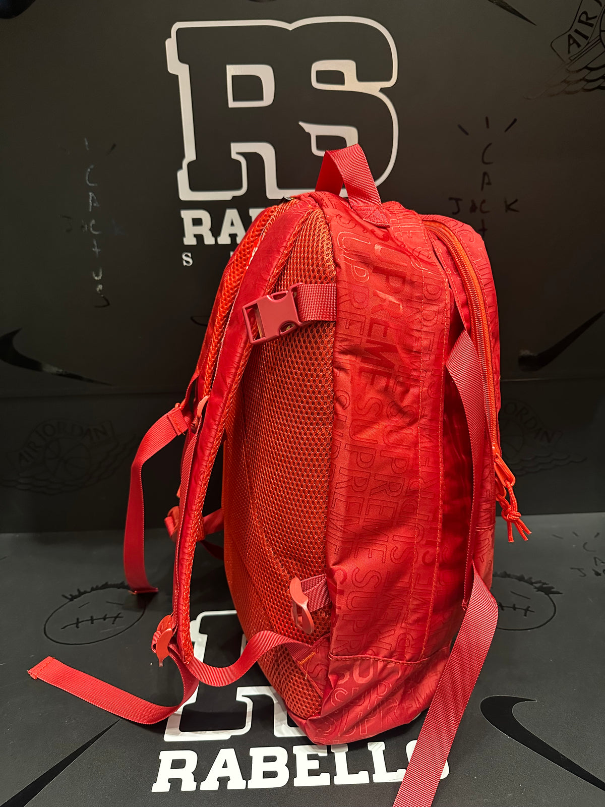 Mochila Supreme 19SS BackPack Vermelha Red - Pronta Entrega