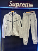 Conjunto Tech Fleece Nike Cinza - Pronta Entrega