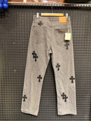 Calça Jeans Chrome Hearts Black Cruz - Pronta Entrega