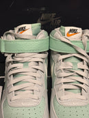 Tênis Nike Air Force 1 Mid '07 LX "Grey Fog Enamel Green - Pronta Entrega
