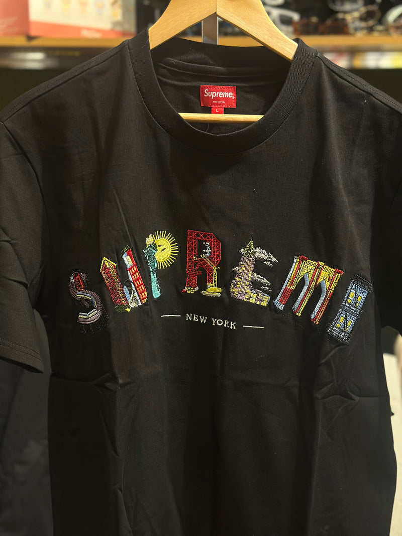 Camiseta SUPREME New York Preta - Pronta Entrega