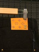 Calça Jeans Louis Vuitton Monogram Black - Pronta Entrega