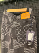 Calça Louis Vuitton Jeans Monogram Printed  - Pronta Entrega