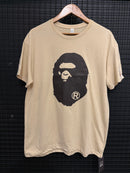 Camiseta BAPE Bicolor Big Ape Head Brown - Pronta Entrega