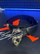 Cinto Chrome Hearts 105 CM Boca Logos Couro