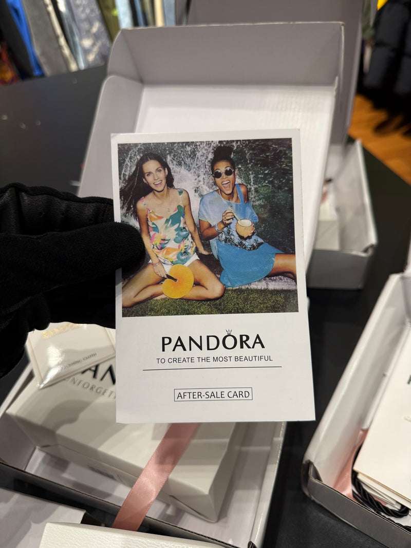 Colar Pandora Floco de Neve Prata 925 Tamanho 45 CM - Pronta Entrega