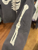 Moletom Saint Skeleton Cinza - Pronta Entrega