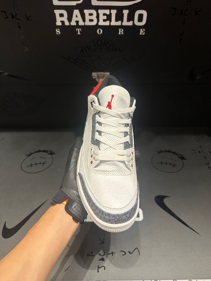 Tênis Nike Air Jordan 3 SE "Fire Red Denim" - Pronta Entrega