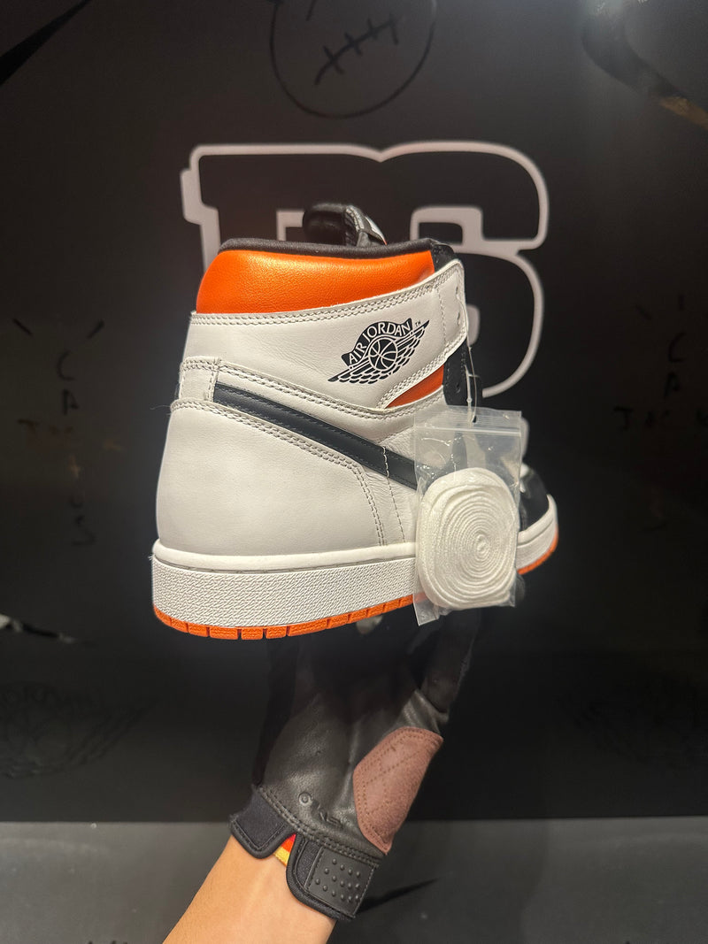 Tênis Nike Air Jordan 1 Retro High Boys Electro Orange - Pronta Entrega