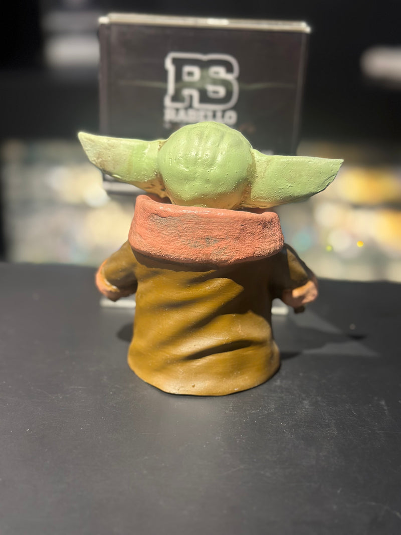 Boneco de Ação Baby Yoda 12cm Resina - Pronta Entrega