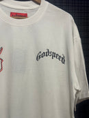 Camiseta Godspeed Liberty Statue White/Orange - Pronta Entrega