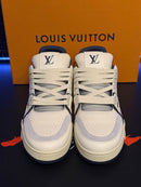Tênis Louis Vuitton LV Trainer White Marine - Pronta Entrega