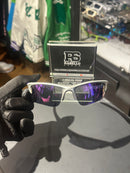 Óculos Oakley Eye Jacket 2.0 Cinza Lente Purple - Pronta Entrega